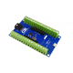 Screw Terminal Breakout Board with I2C and USB Interface for Onion Omega 2 and Onion Omega 1